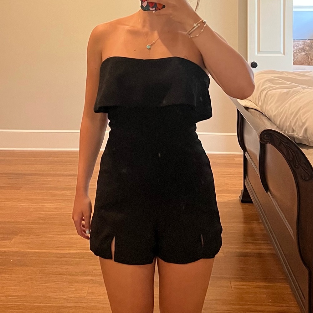 DO+BE Black Strapless Dress